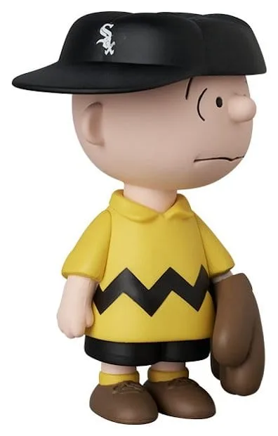 MLB × Peanuts UDF-Figur – White Sox Charlie Brown 9 cm 2