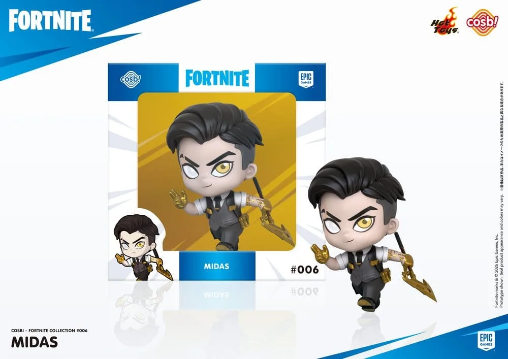 Fortnite Cosbi-figuur – Midas 8 cm 2