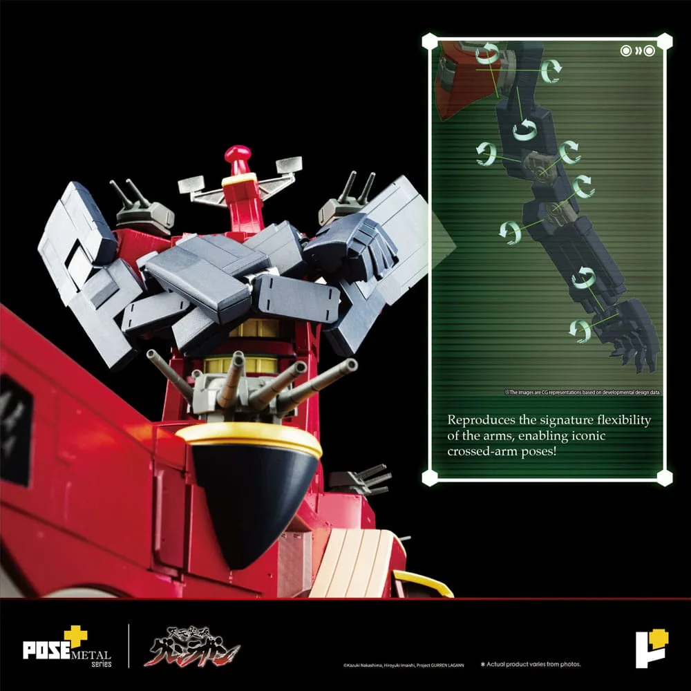 Tengen Toppa Gurren Lagann Figure – POSE+METAL Dai-Gurren 33 cm 13