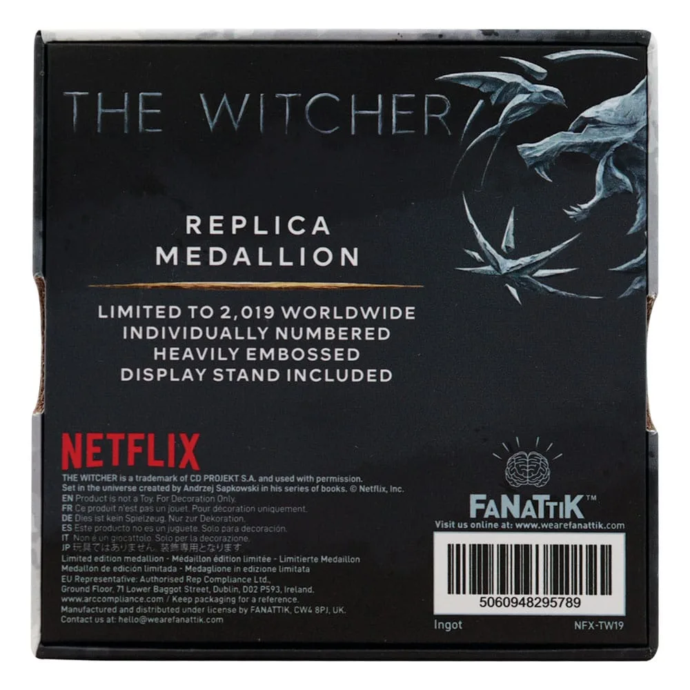 The Witcher Replica Necklace – Geralt’s Medallion 65 mm 4