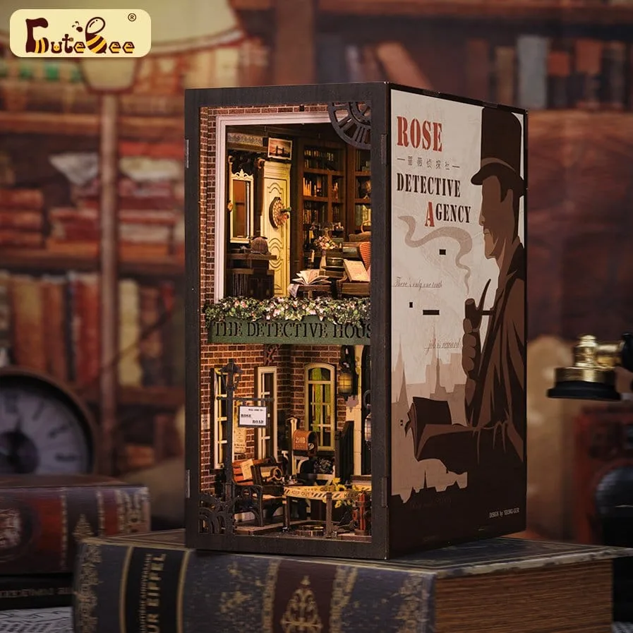 Rose Detective Agency Book Nook – CuteBee Bouwpakket 23 x 11 cm 14