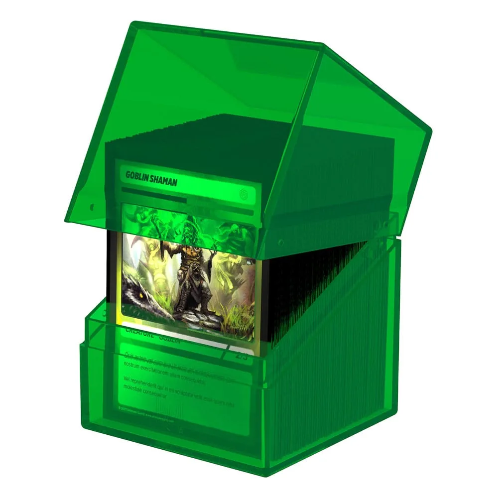 Trading Card Deck Box – Ultimate Guard Boulder 100+ Clear Emerald 4