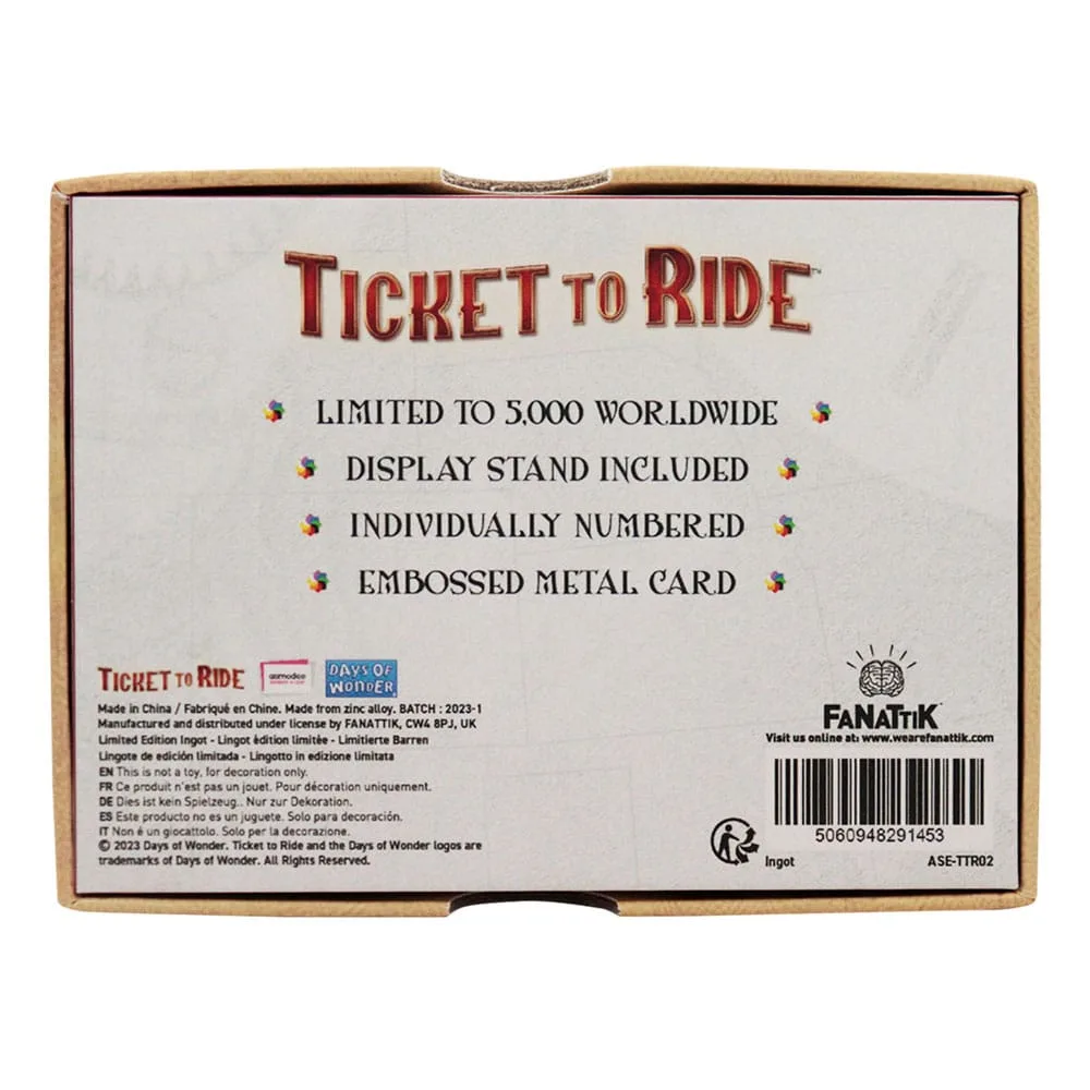 Ticket to Ride Ingot – Trans America Express 9 x 5.8 cm 4