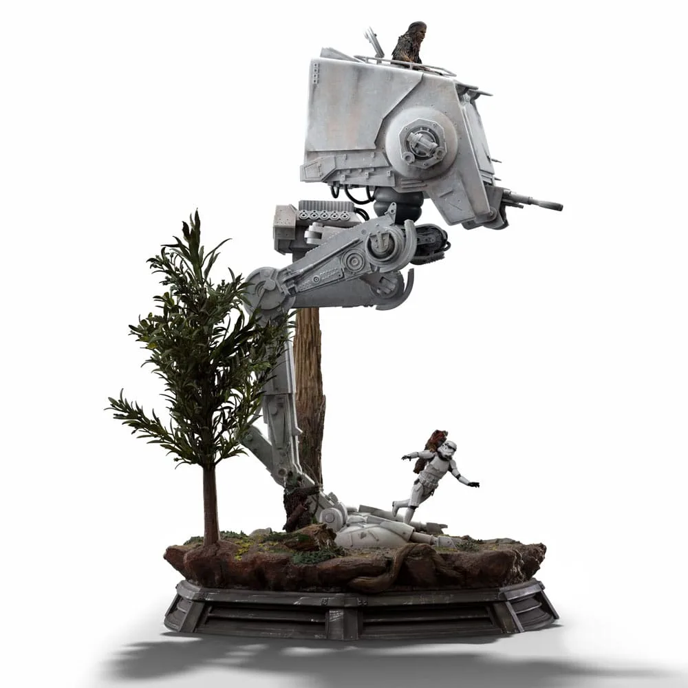 Star Wars Statue – AT-ST and Chewbacca Demi Art Scale 53 cm 17