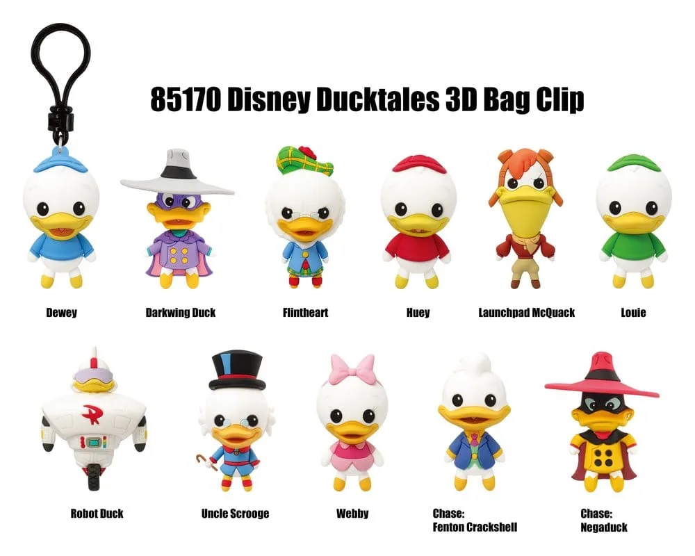 DuckTales Bag Clips – Series 1 Blind Bag Display of 24