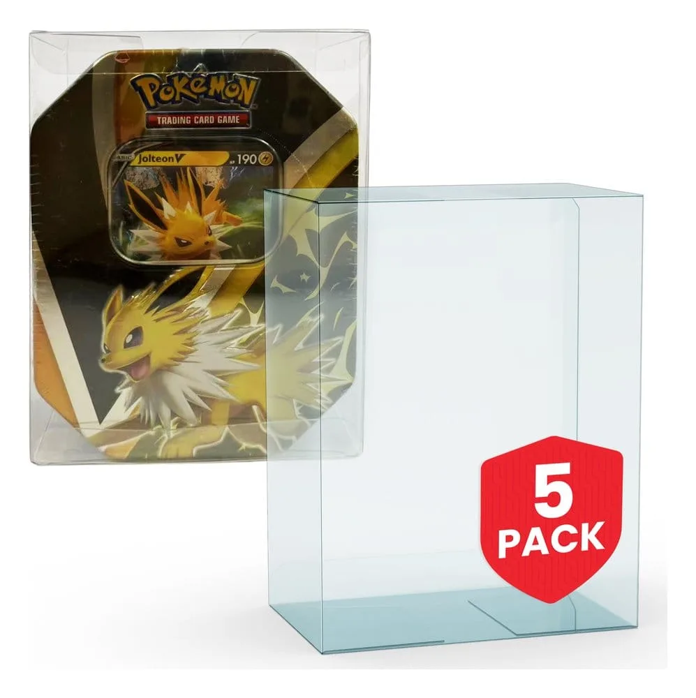 Pokémon Tin Protectors – Evoretro PET 5-Pack 12 x 8 x 15 cm