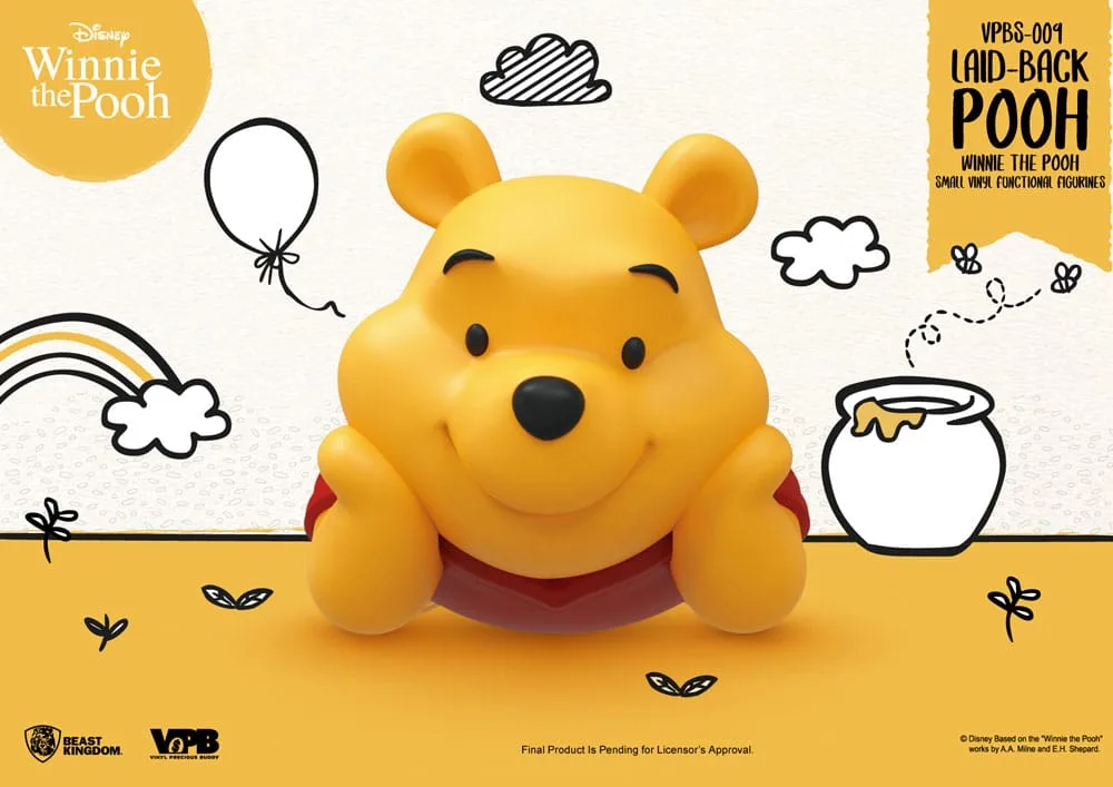 Winnie the Pooh Vinyl Bank – Laid-Back Pose 17 cm