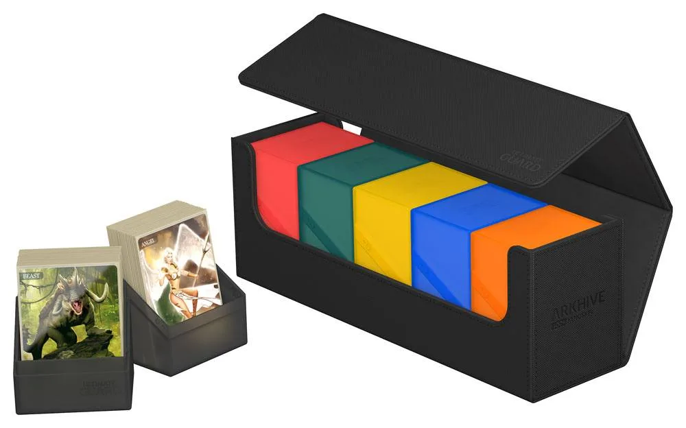 Ultimate Guard Card Storage Box – Arkhive 400+ Xenoskin Black 5
