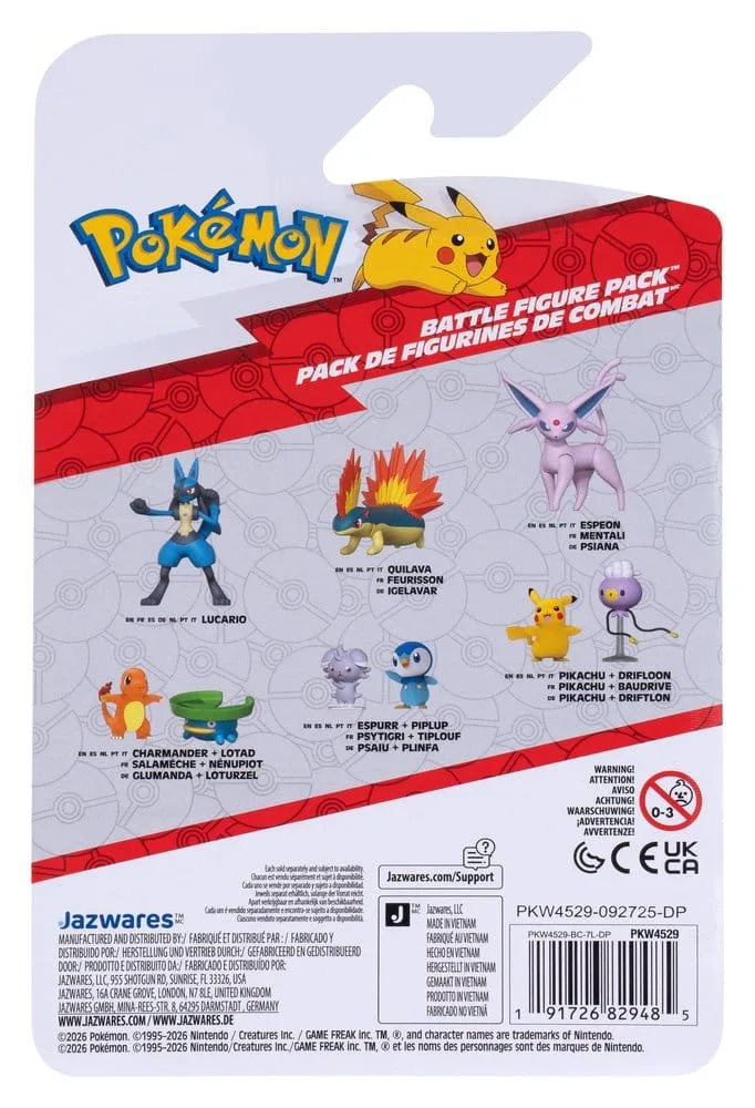 Pokémon Figurenset – Lotad & Charmander 2 stuks 8