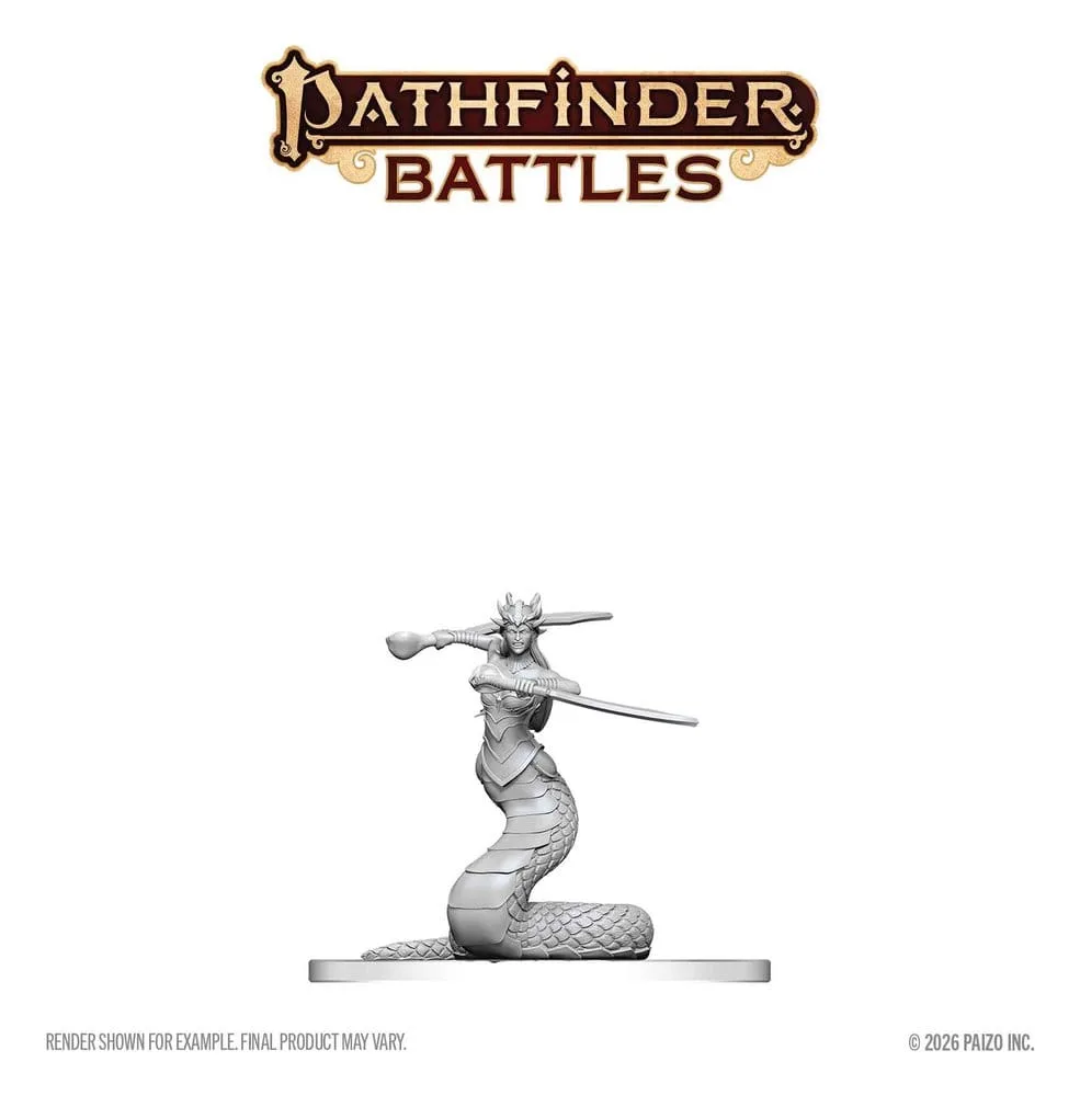 Pathfinder Battles miniatuur – Onbeschilderde Lamia Matriarch 13 cm 3