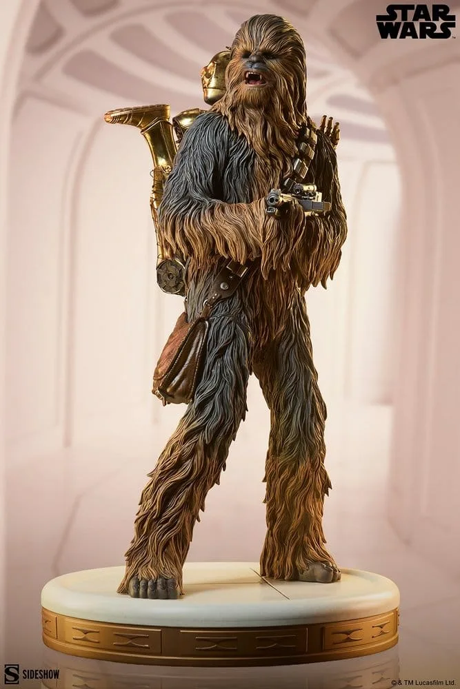 Star Wars Statue – Chewbacca and C-3PO Premium Format 63 cm 6