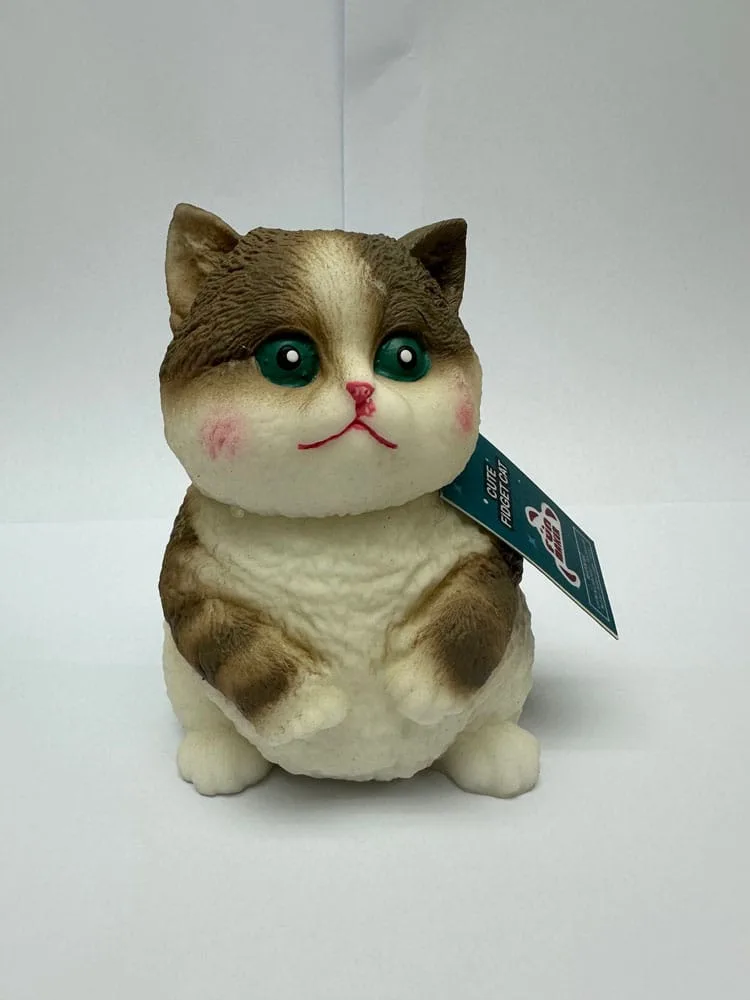 Fun Maker Squishy Fidget Toy – Dark Brown Cat 11 x 16 cm 2