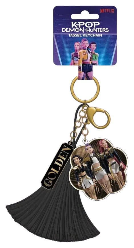 KPop Demon Hunters Tassel Keychain – Golden