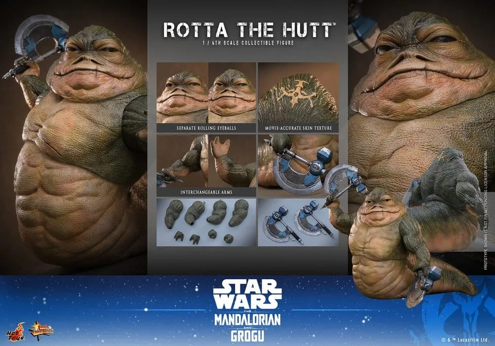 Star Wars Action Figure – Rotta the Hutt 1/6 Scale 32 cm 13