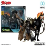 Spawn Actionfigur – Bloodaxe mit Pferd Gold Label 18 cm 4