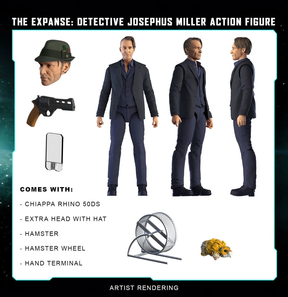 The Expanse Action Figure – Detective Josephus Miller 20 cm
