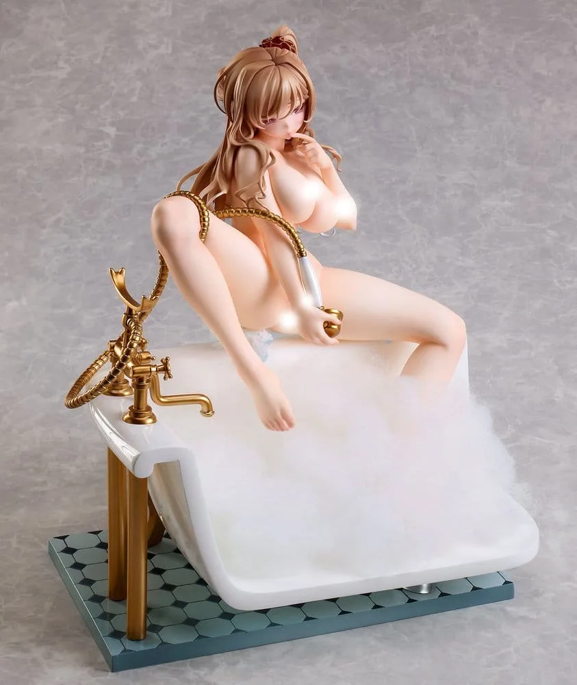 Original Character PVC Figure – Girl in the Bath by Ponzu 26 cm 5