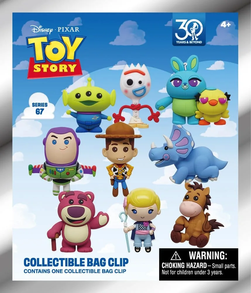 Toy Story Bag Clips – 30th Anniversary Series 67 Display of 24 3