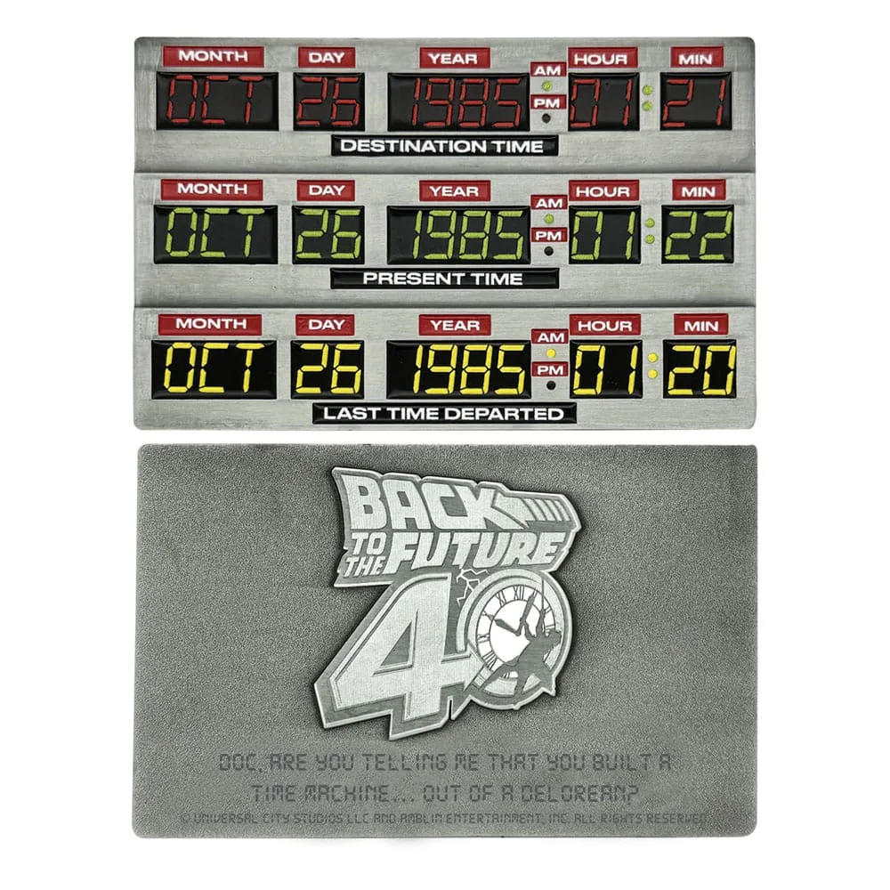 Back to the Future Sammlerbarren – Time Circuits 40th Anniversary 5