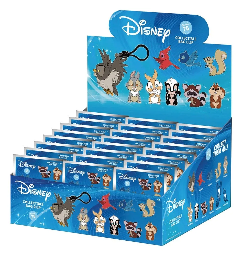 Disney Bag Clips – Woodland Characters Series 76 Display of 24