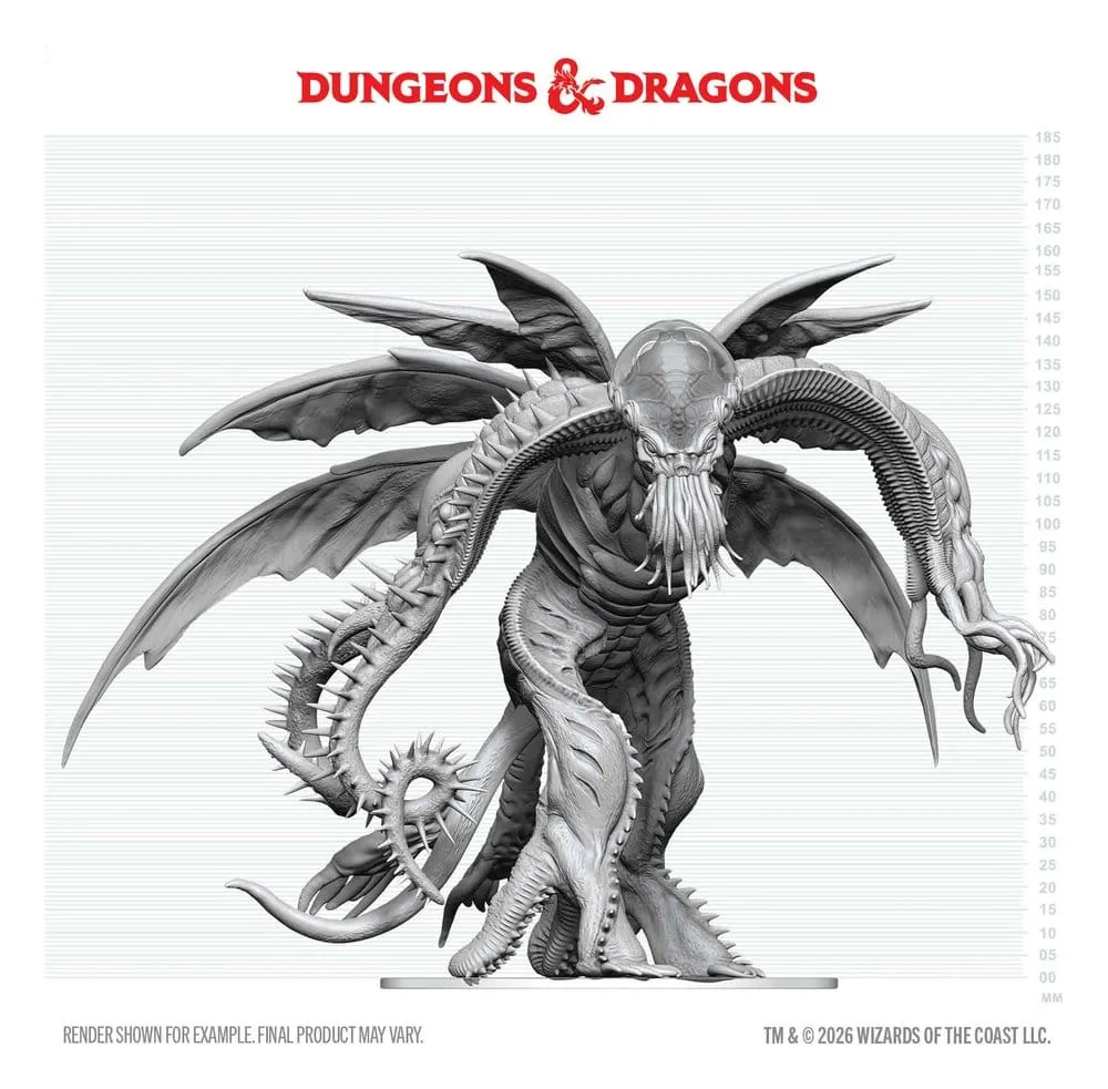 Dungeons & Dragons Miniature – Unpainted Cthulhu 20 cm 3