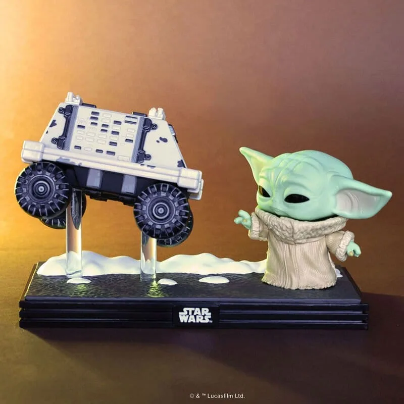 Star Wars Funko POP! Moment – Grogu met Polar Mouse Droid 9 cm 2