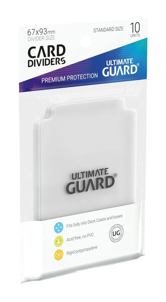 Ultimate Guard Card Dividers – Transparent 10 Pack 67 x 93 mm 3