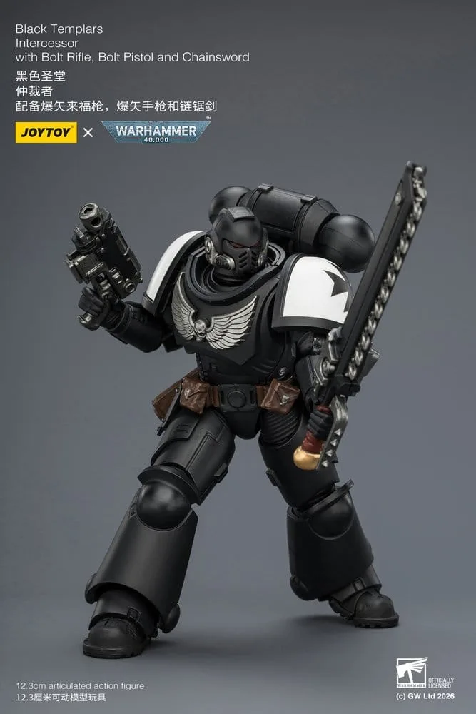 Warhammer 40,000 actiefiguur – Black Templars Intercessor 12,3 cm 18