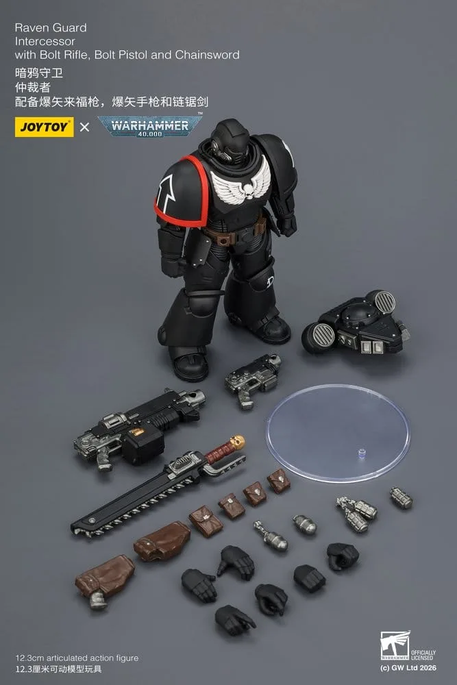 Warhammer 40,000 Action Figure – Raven Guard Intercessor 12.3 cm 9