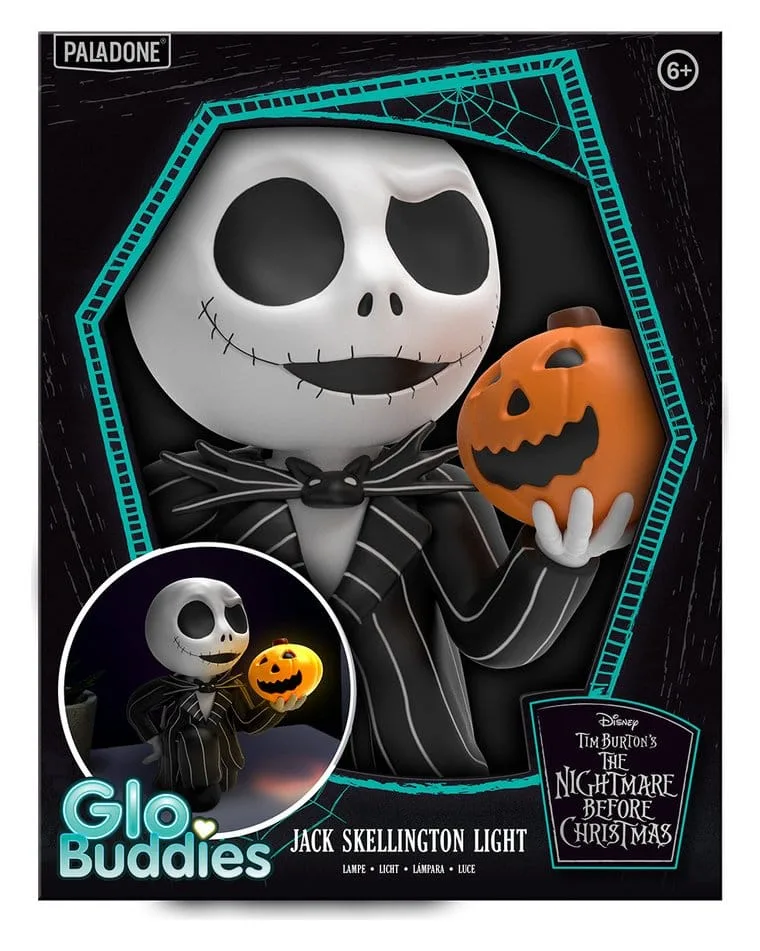 Nightmare Before Christmas Light – Jack Skellington GloBuddies 17 cm