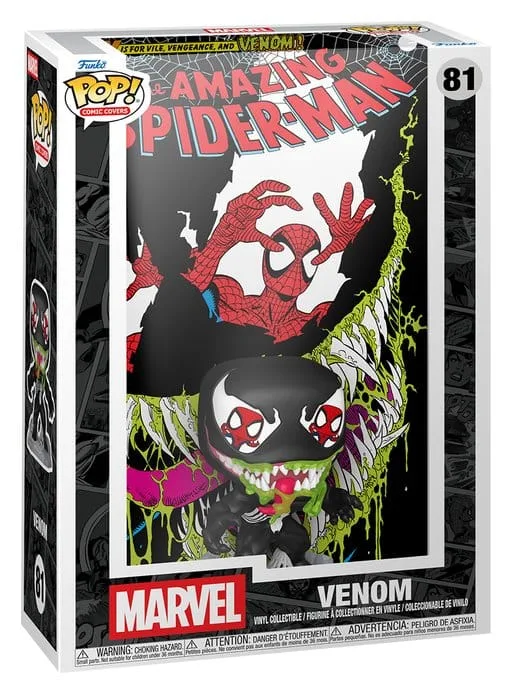 Marvel Pop Comic Covers Figure – Venom Amazing Spider-Man 346 9 cm 2