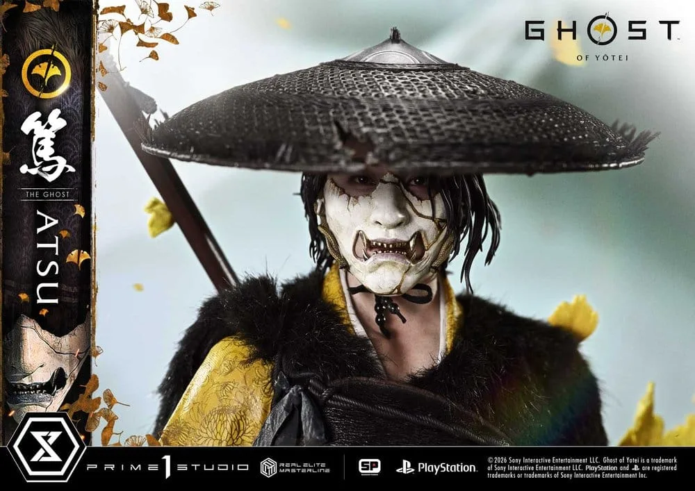 Ghost of Yotei Statue – Real Elite Masterline Atsu 59 cm 4