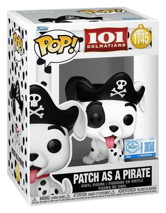 101 Dalmatians POP Vinyl Figure – Patch Pirate Costume 9 cm 2