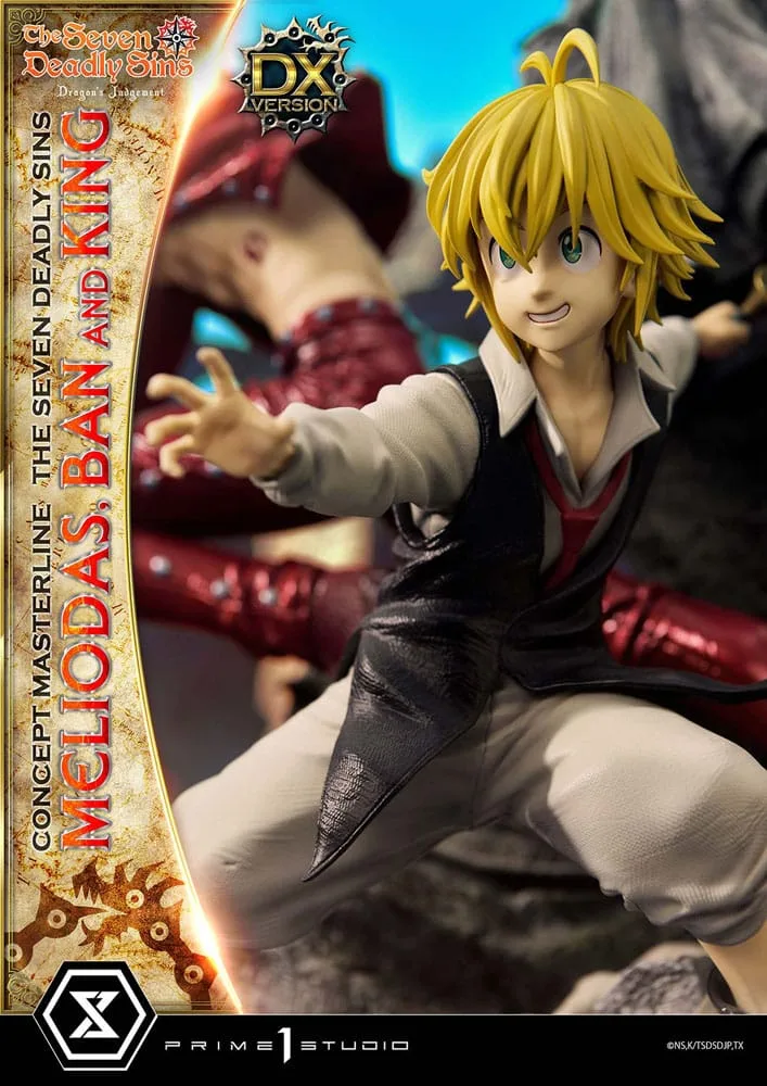 Seven Deadly Sins Statue – Meliodas Ban and King Deluxe 55 cm 22