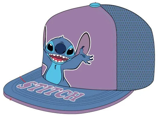 Lilo & Stitch Baseball Cap – Standing Design with Curved Bill