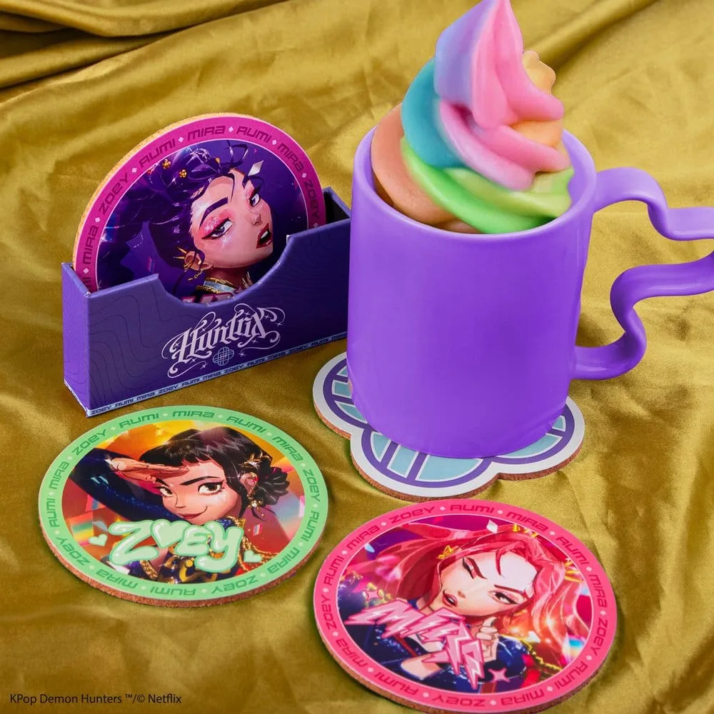 KPop Demon Hunters Coasters – HUNTR/X Set of 4 2