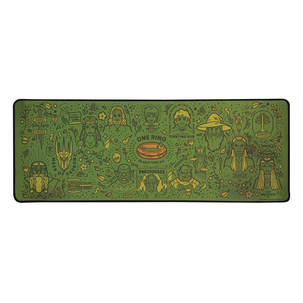 Lord of the Rings Desk Pad and Coaster Set – One Ring 7