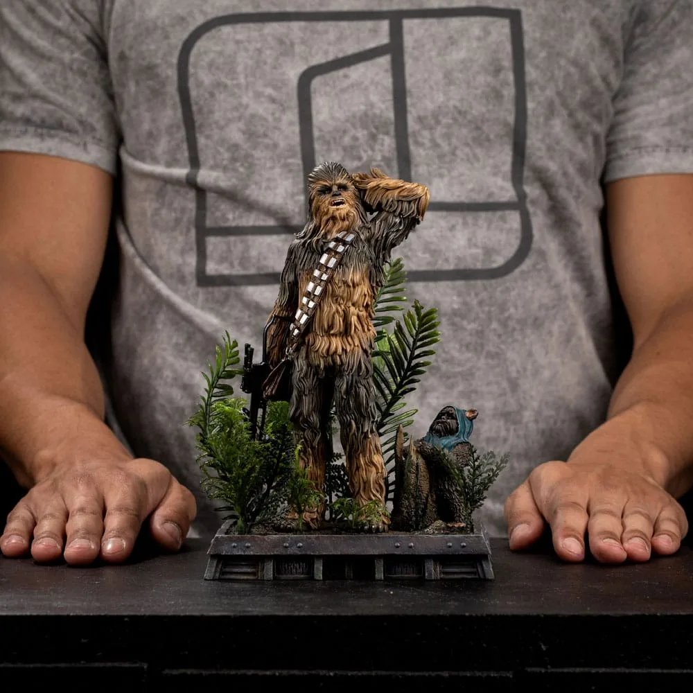 Star Wars Episode VI Statue – Chewbacca and Tokkat 1:10 22 cm 12