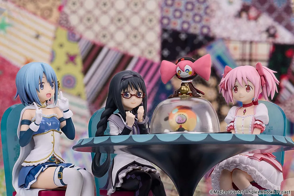 Puella Magi Madoka Magica Statue Set – Tea Party Cake Song 18 cm 5
