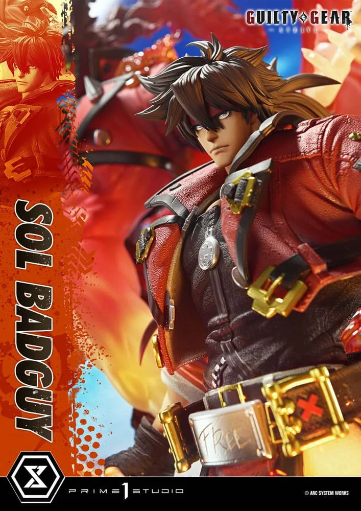 Guilty Gear Strive Statue – Sol Badguy Bonus Version 82 cm 26