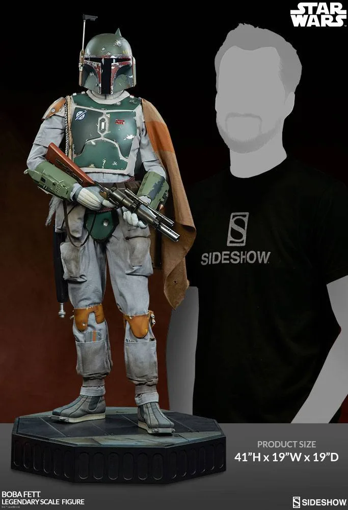 Star Wars Statue – Boba Fett Legendary Scale 104 cm 3