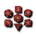 Dungeons & Dragons Dice Set – Dragon Scale Red 7 Pieces 3