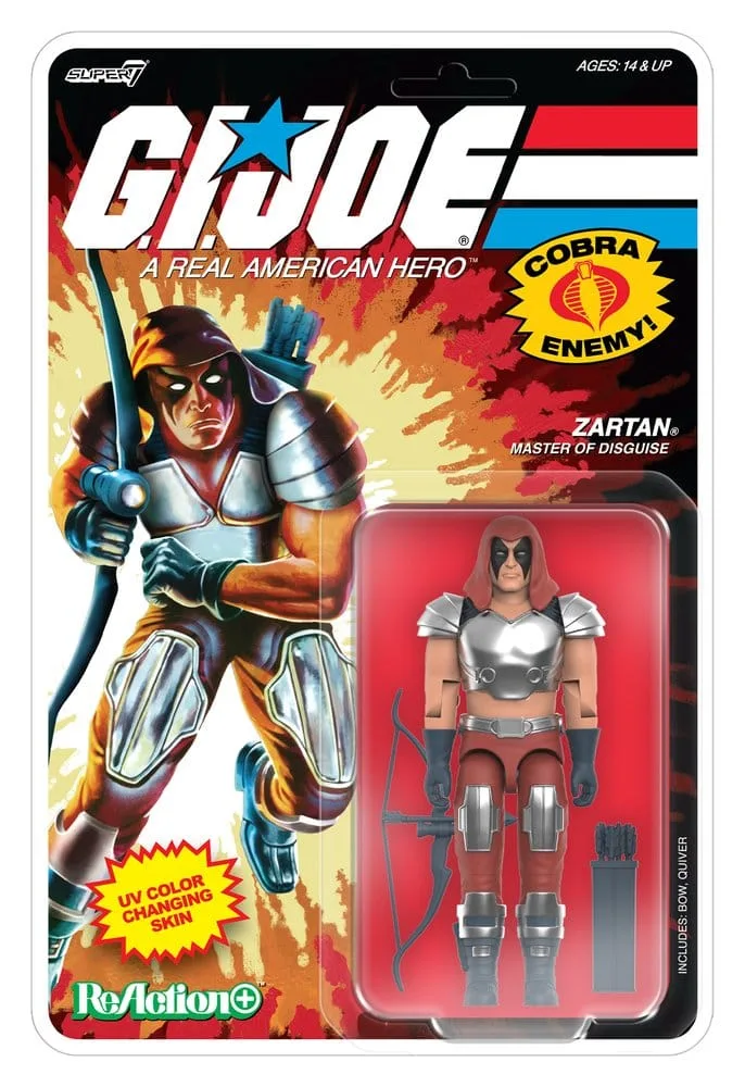 G.I. Joe Action Figure – Comic Zartan ReAction+ Wave 09