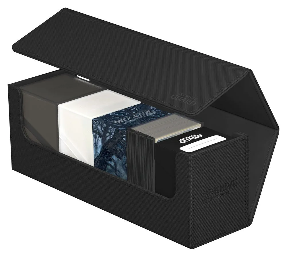 Ultimate Guard Card Storage Box – Arkhive 400+ Xenoskin Black 10