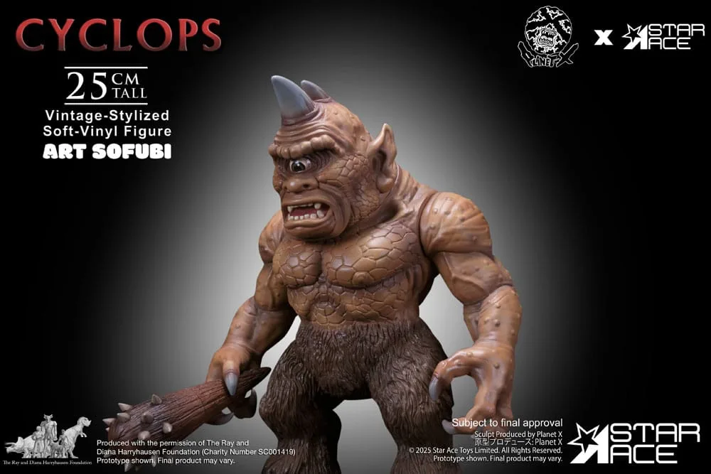 Ray Harryhausen Vinyl Statue – Vintage Cyclops 25 cm 8