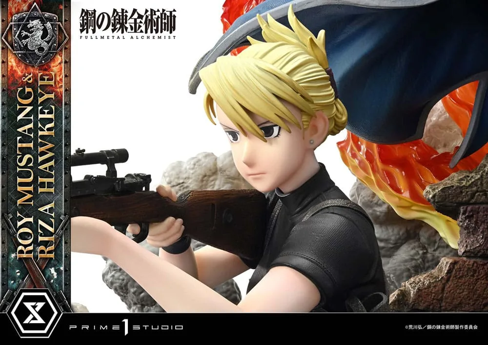 Fullmetal Alchemist Statue – Roy Mustang & Riza Hawkeye 50 cm 8