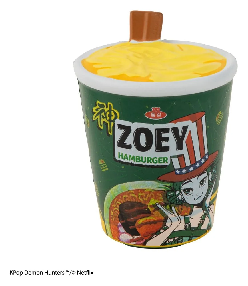 KPop Demon Hunters Squishy Figure – Zoey Hamburger Noodles