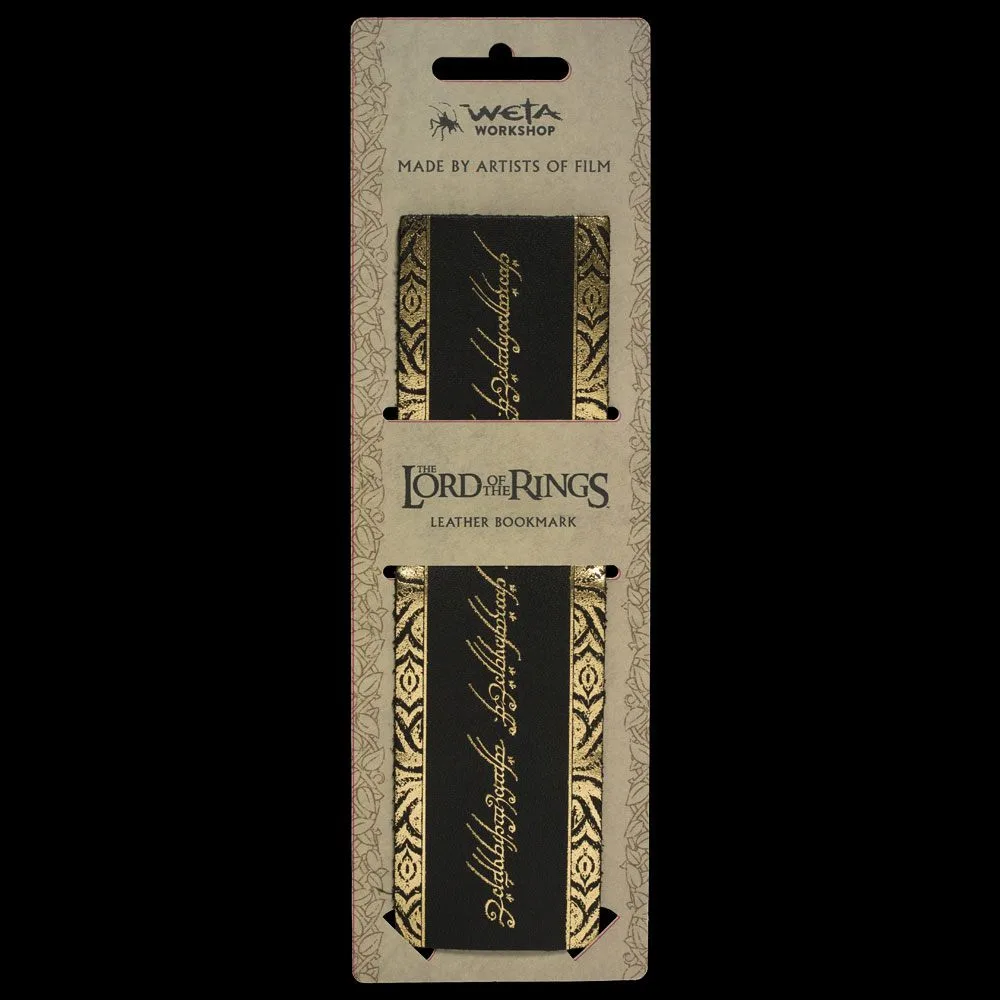 Lord of the Rings Leather Bookmark – The One Ring Inscription 2