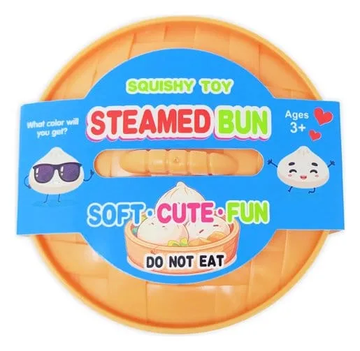 Steamed Bun Squishy Toy – Dumpling Blind Box Display 12 Pieces 11