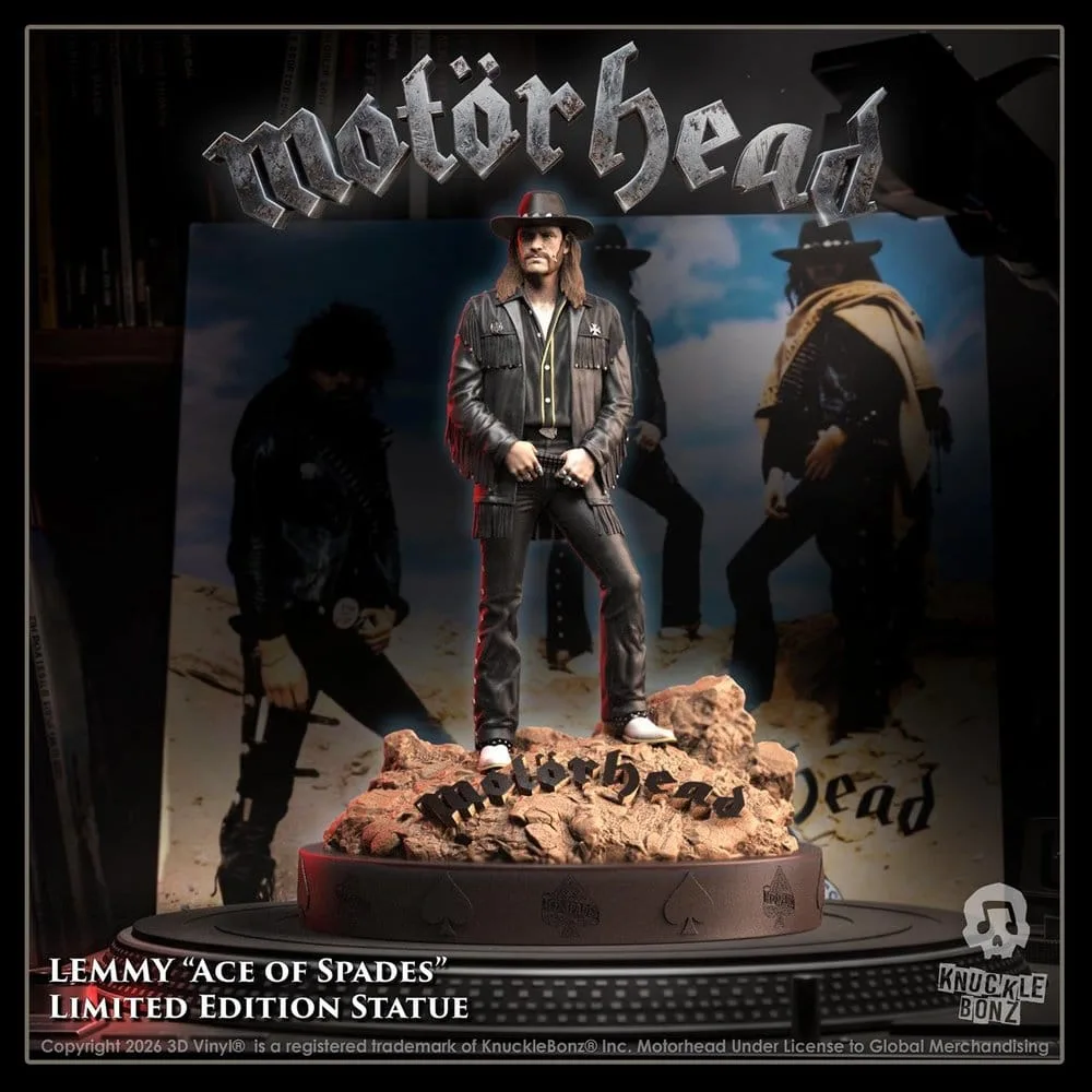 Motörhead Statue – Rock Iconz Lemmy IV Ace of Spades 20 cm 6
